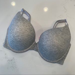 VS Pink gray Wear Everywhere Push-up bra